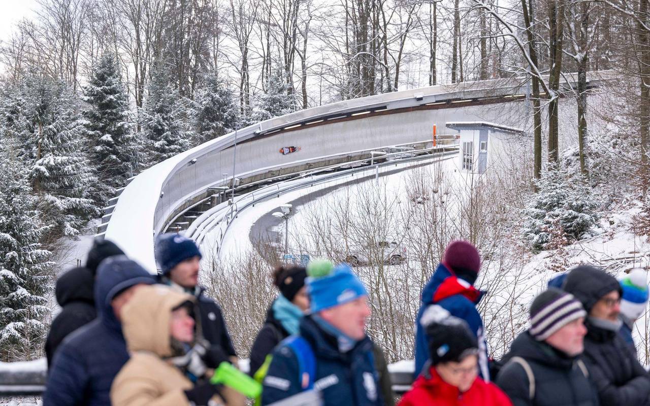 Eiskanal in in Winterberg