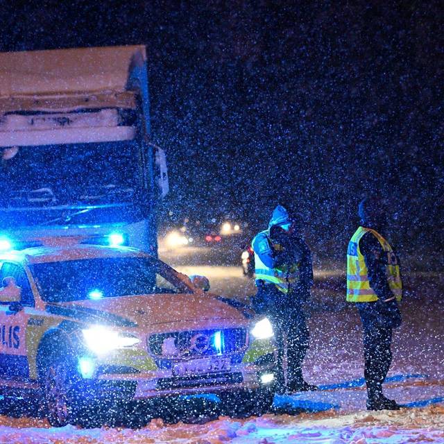 Busunfall in Schweden