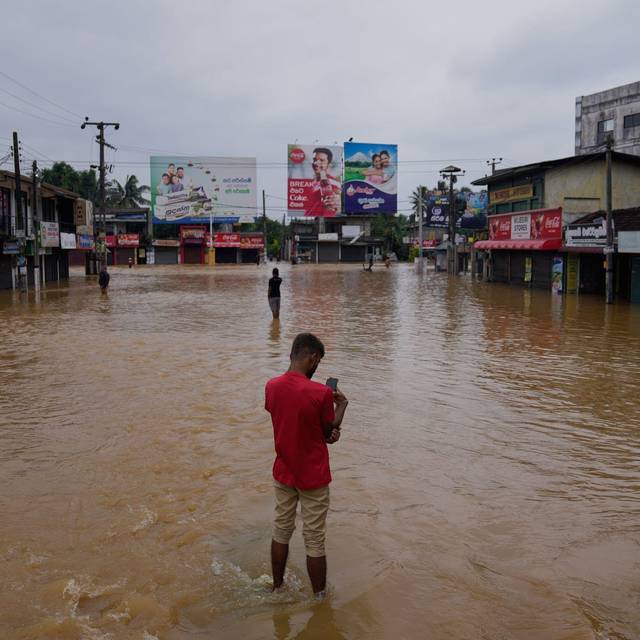 Überschwemmungen in Sri Lanka