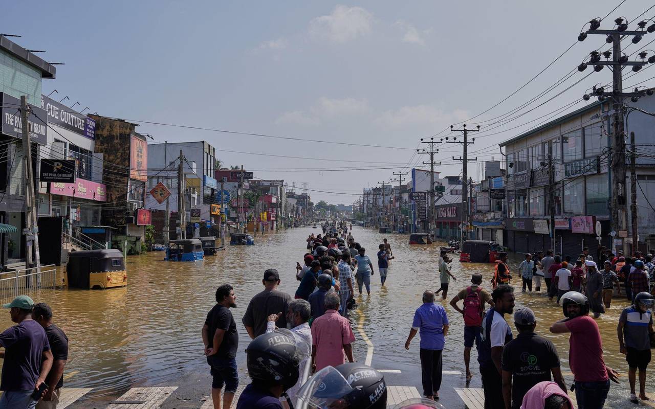Überschwemmungen in Sri Lanka