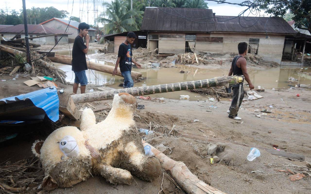 Sturzflut in Indonesien