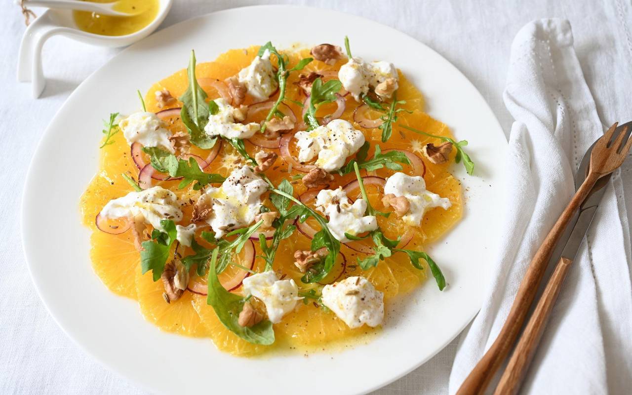 Orangen-Carpaccio