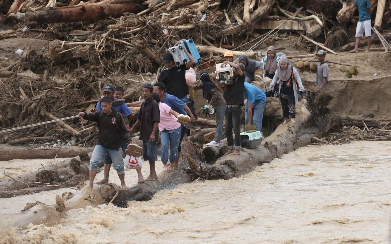 Überschwemmungen in Indonesien