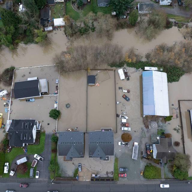 Überschwemmungen im US-Staat Washington