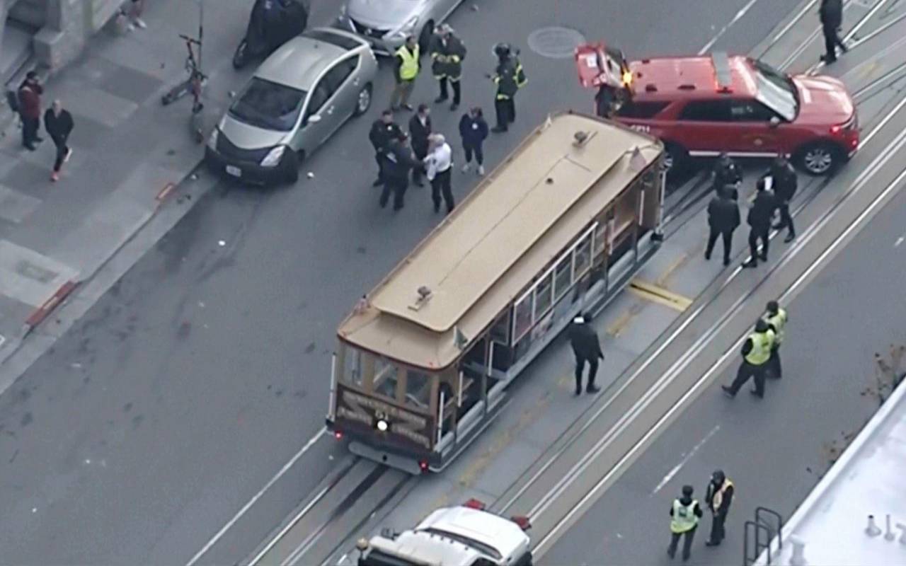 Cable Car in San Francisco abrupt gestoppt - 15 Verletzte