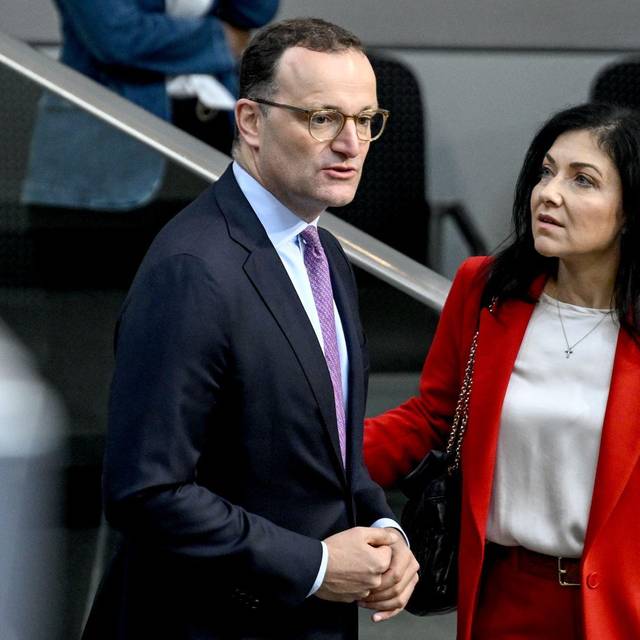 Unionsfraktionschef Spahn und Wirtschaftsministerin Reiche