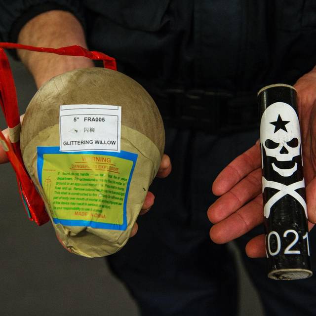 Illegale Feuerwerkskörper