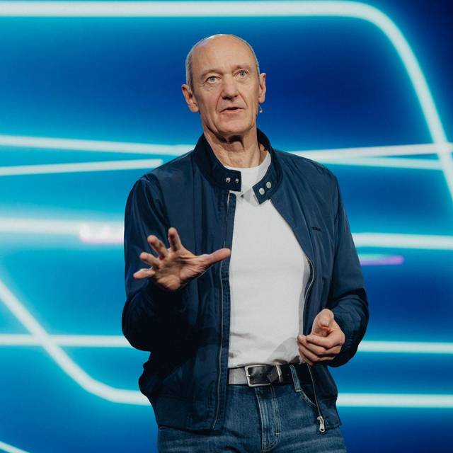 Siemens-CEO Roland Busch auf der Technikmesse CES