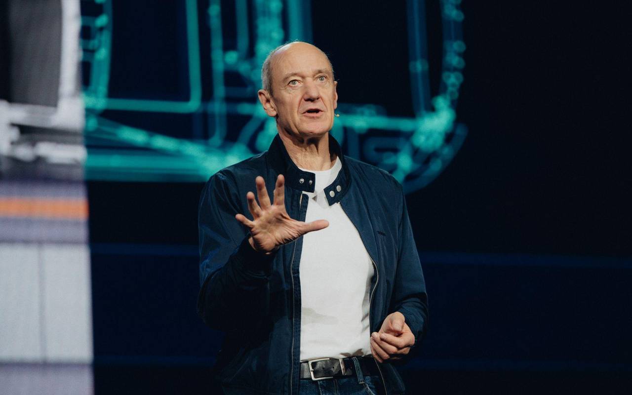 Siemens-CEO Roland Busch auf der Technikmesse CES