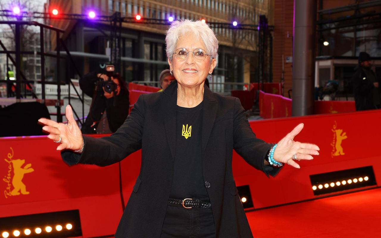 Die US-Sängerin Joan Baez