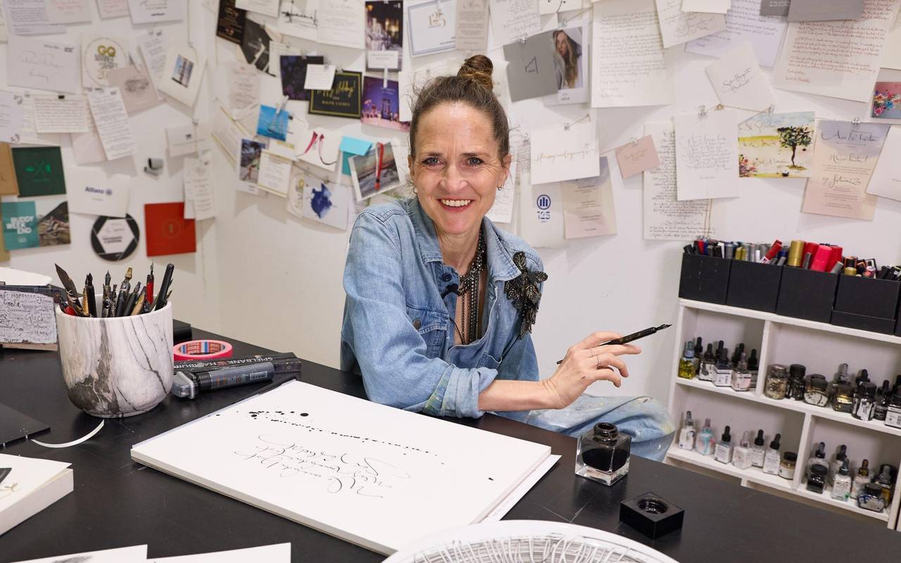 Künstlerin Jeannine Platz - Tag der Handschrift