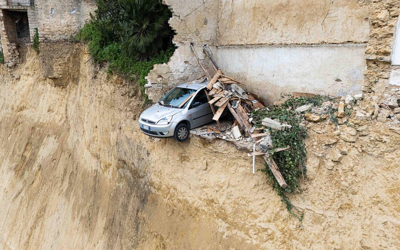 Erdrutsch in Sizilien