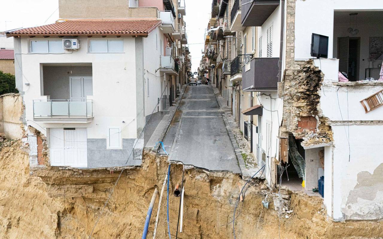 Erdrutsch in Sizilien