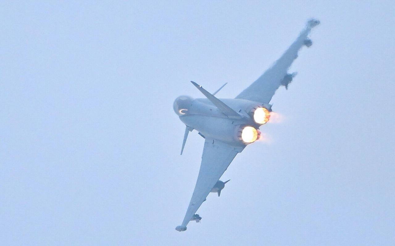 Nato-Kampfflugzeug in Polen