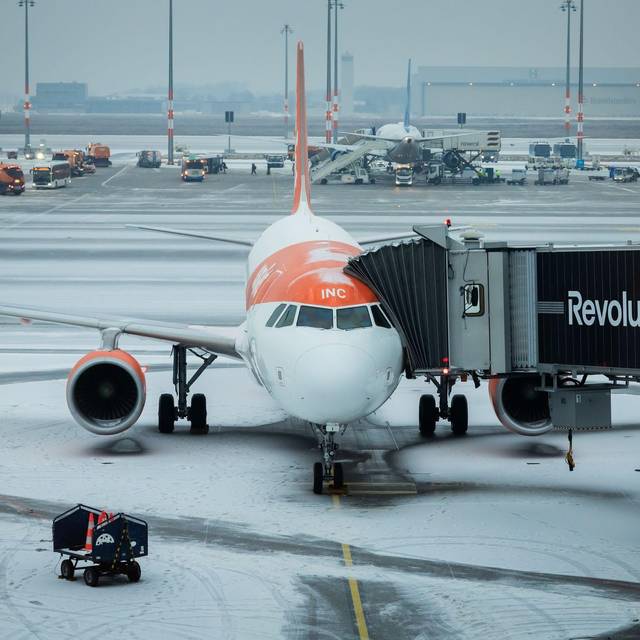 Winterwetter - Flughafen Berlin/Brandenburg