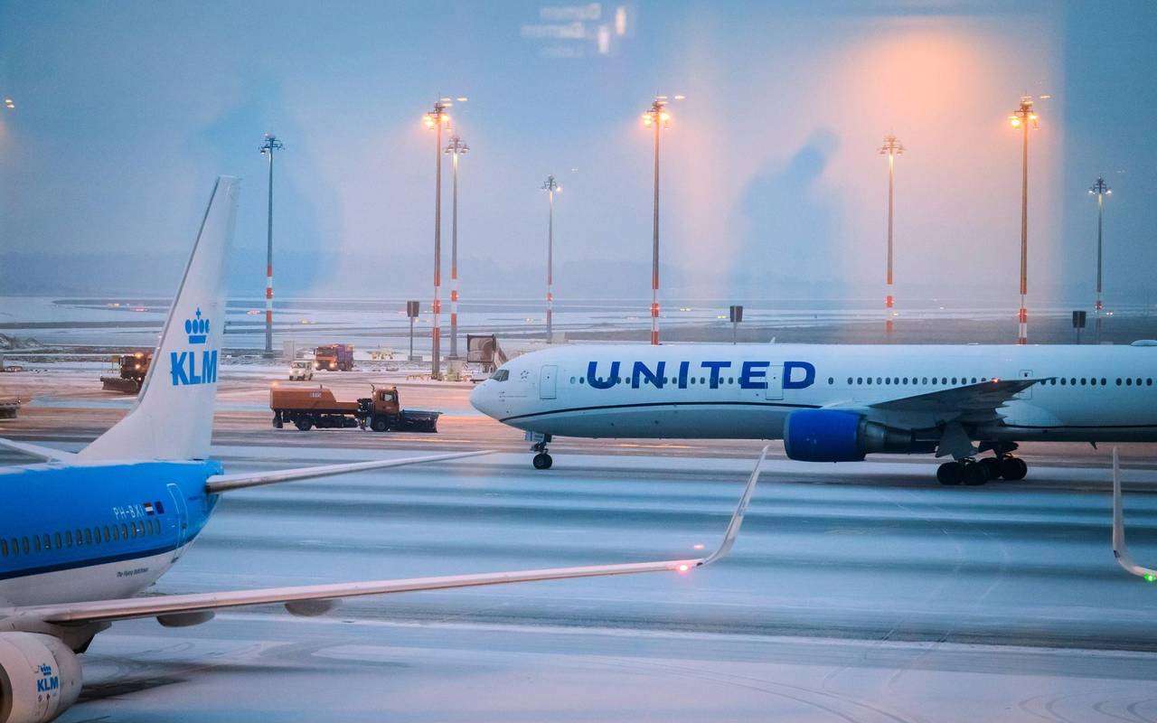 Winterwetter - Flughafen Berlin/Brandenburg