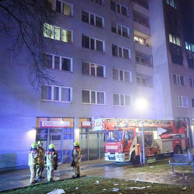 Hochhausbrand in Berlin