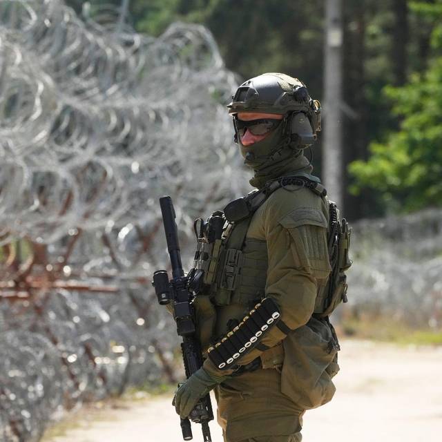 Polens Grenze zu Belarus