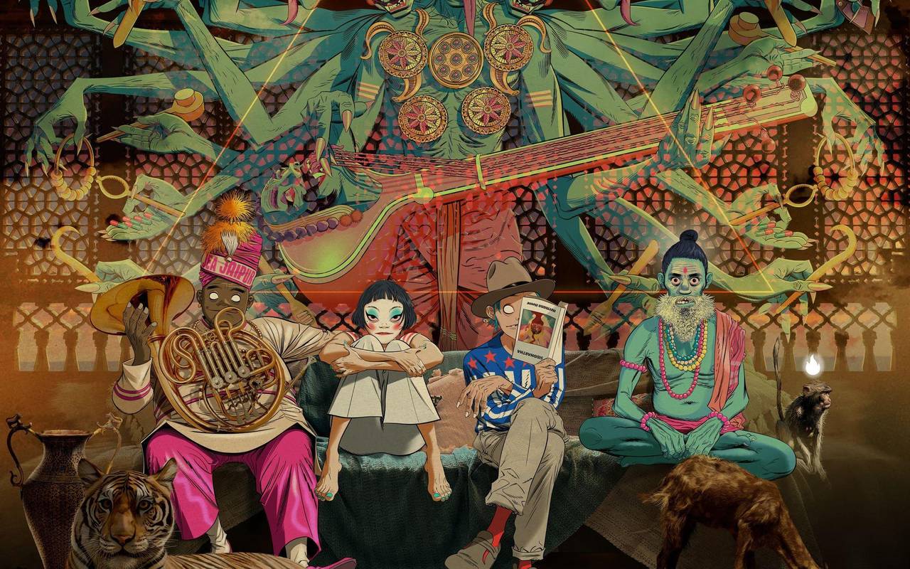 Gorillaz kündigen starbesetztes Album in fünf Sprachen an