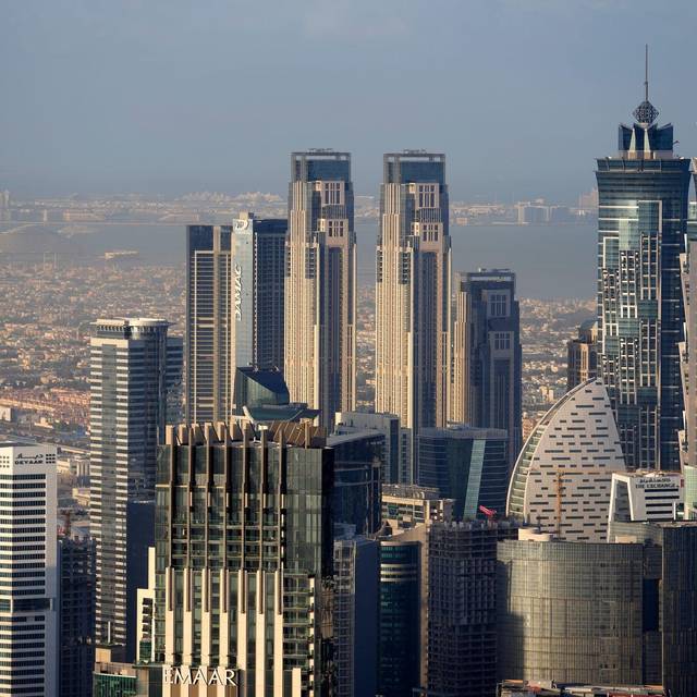 Die Skyline von Dubai