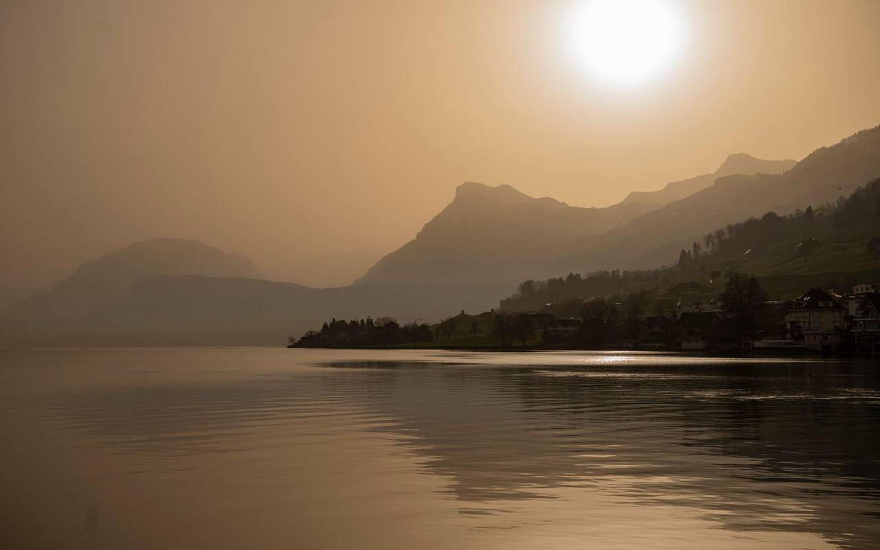 Saharastaub am Vierwaldstättersee