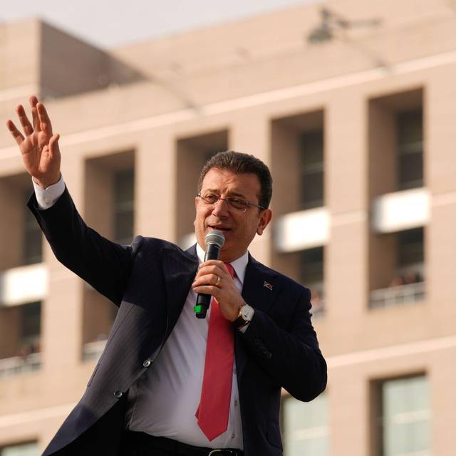 Istanbuls Bürgermeister Ekrem Imamoglu vor seiner Inhaftierung