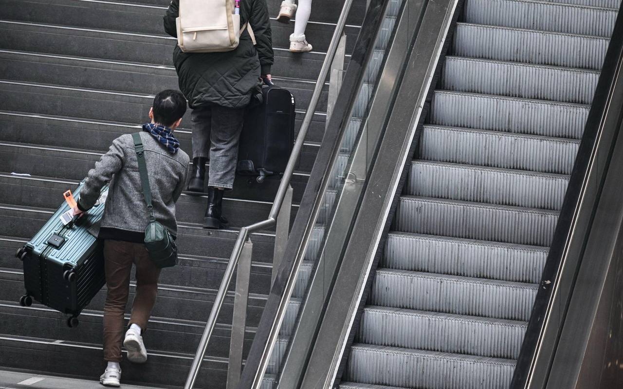 Rolltreppen am Hauptbahnhof