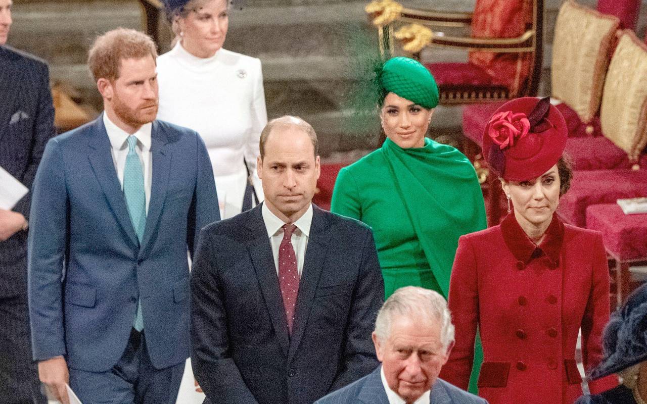 Britisches Königshaus - Charles und Söhne William und Harry