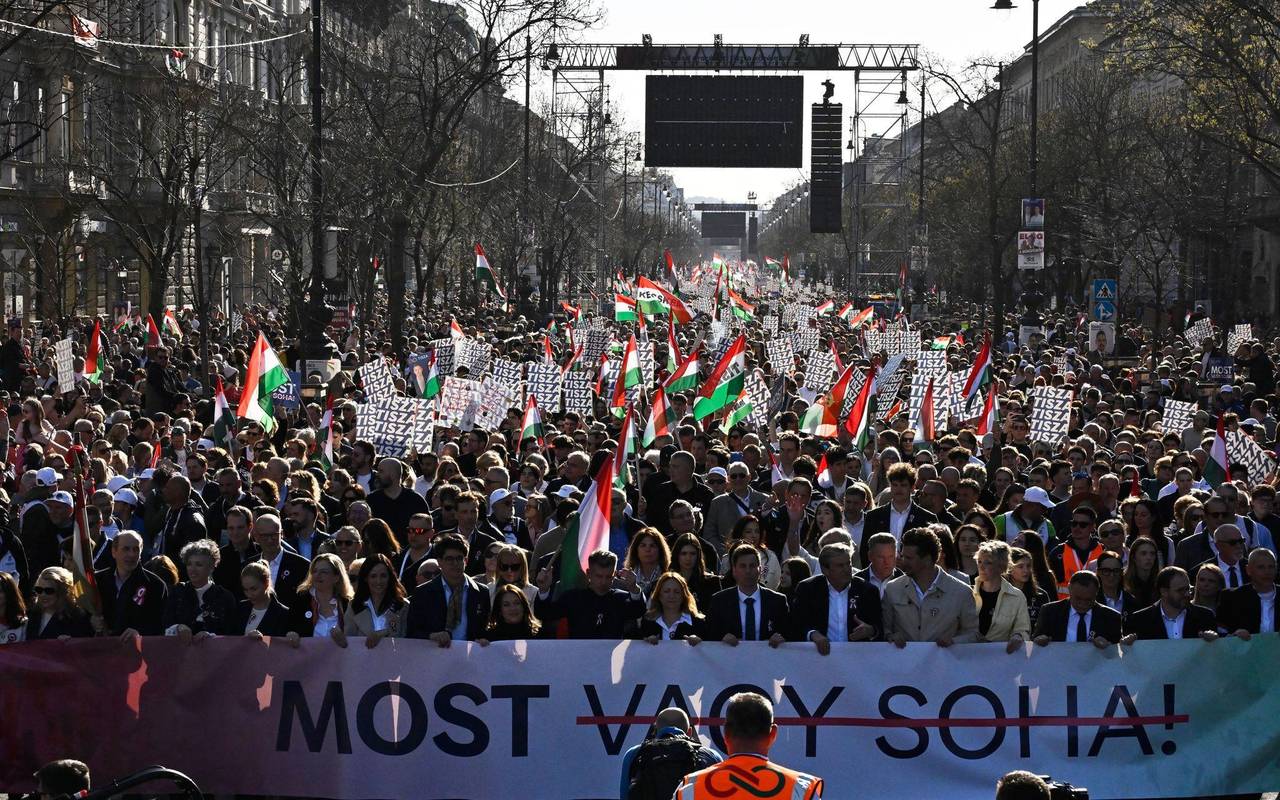 Ungarn Nationalfeiertag - Demonstration der Opposition