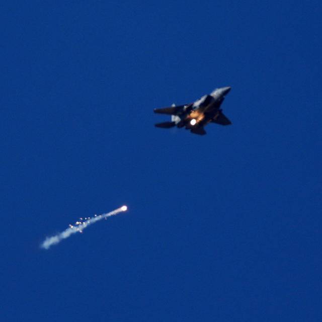 Kampfflugzeug der israelischen Luftwaffe