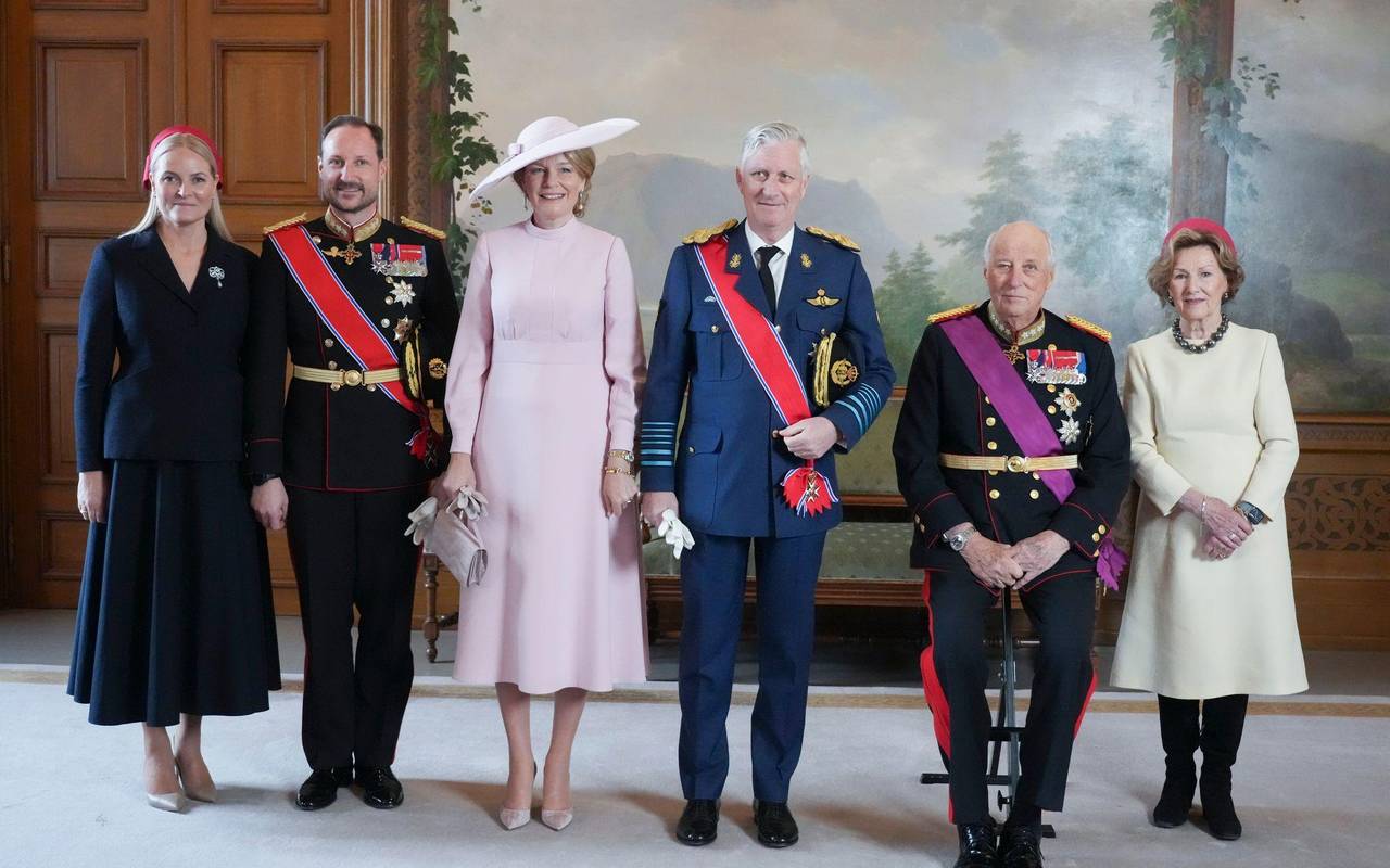 Belgisches Königspaar in Oslo