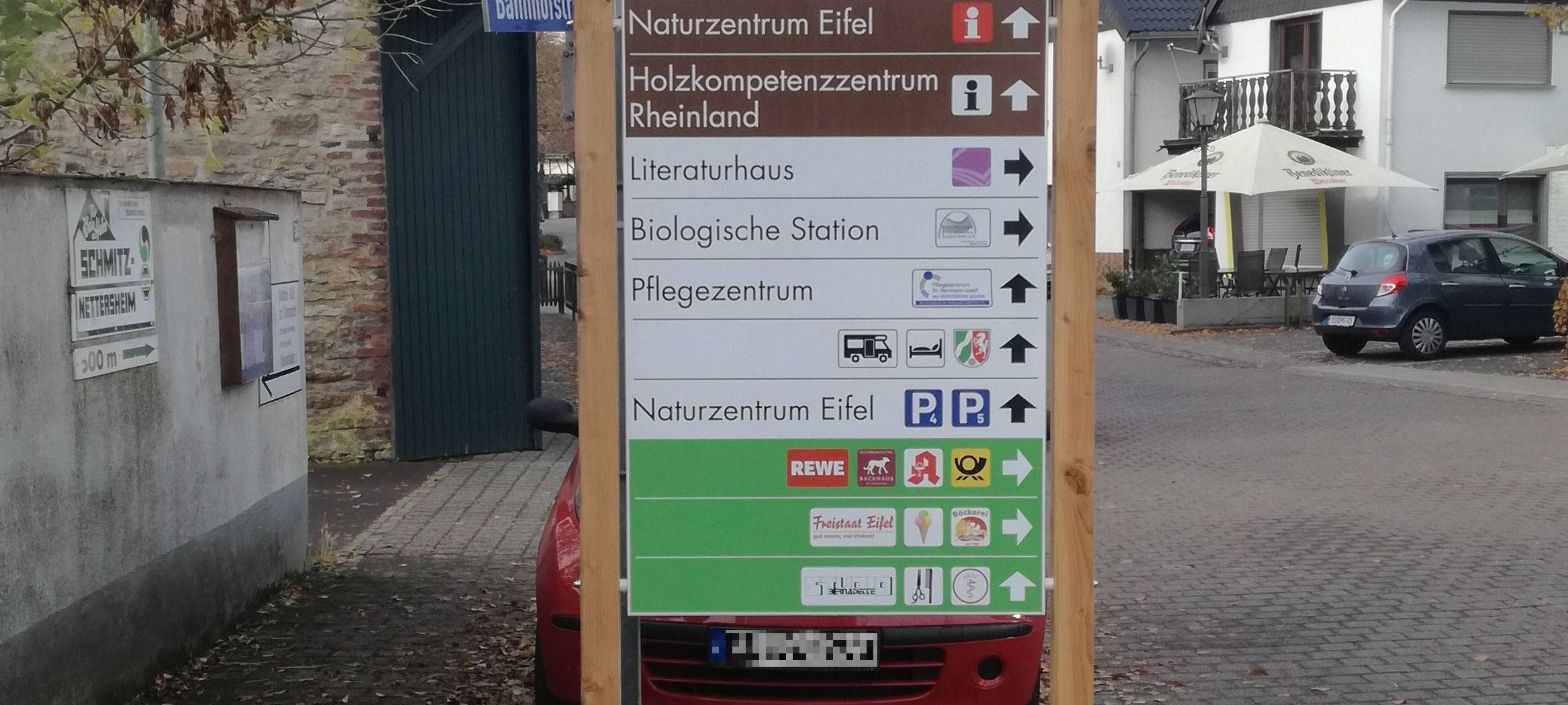 Hellenthal bekommt Ortsleitsystem