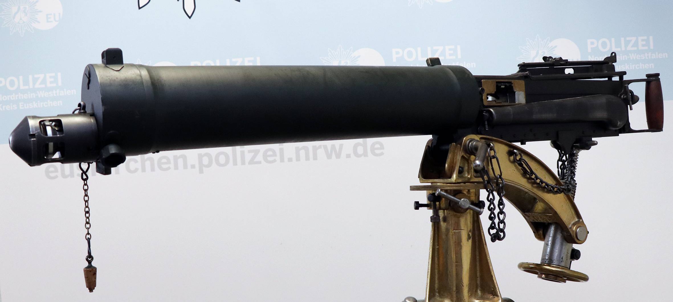 Polizei entdeckt altes Maschinengewehr in Zülpich