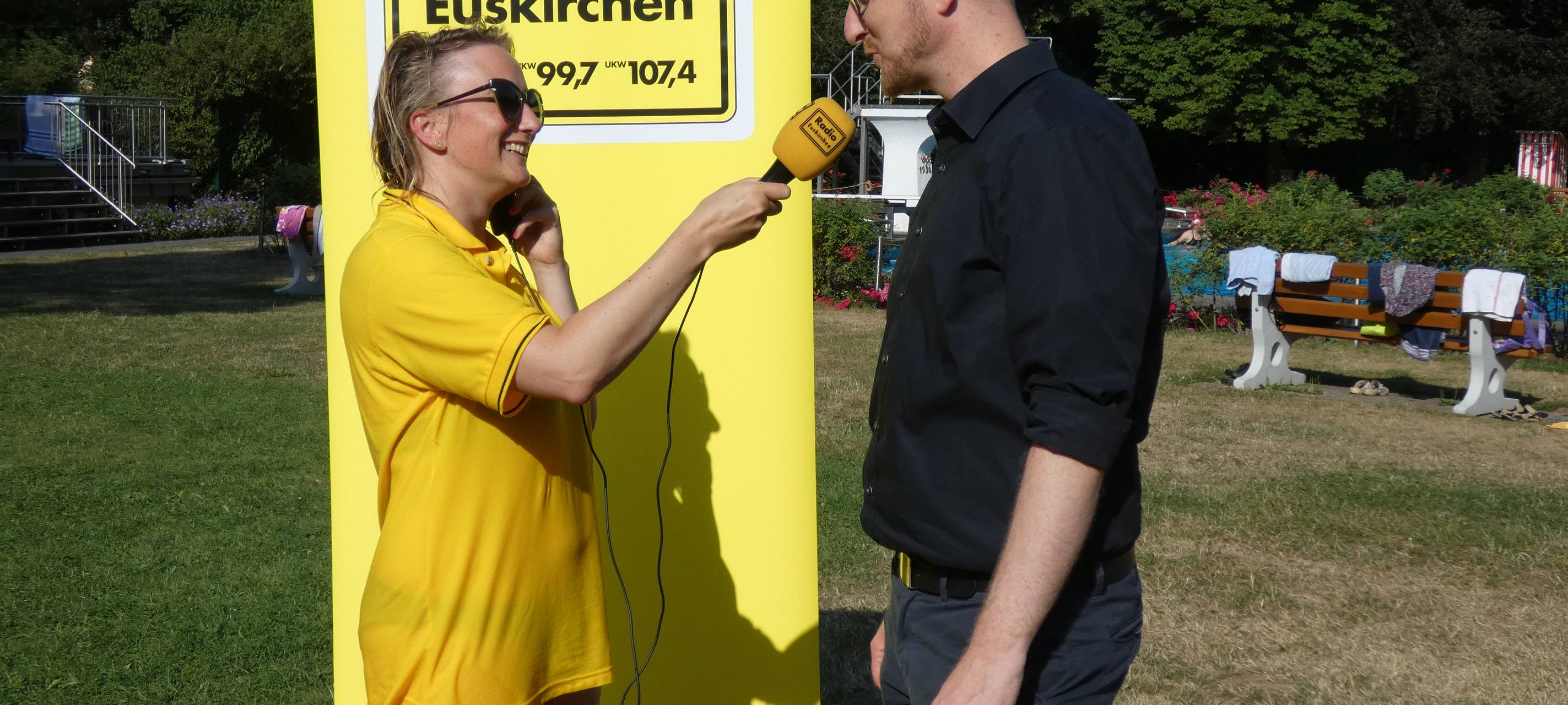 Radio Euskirchen im Rosenbad Gemünd