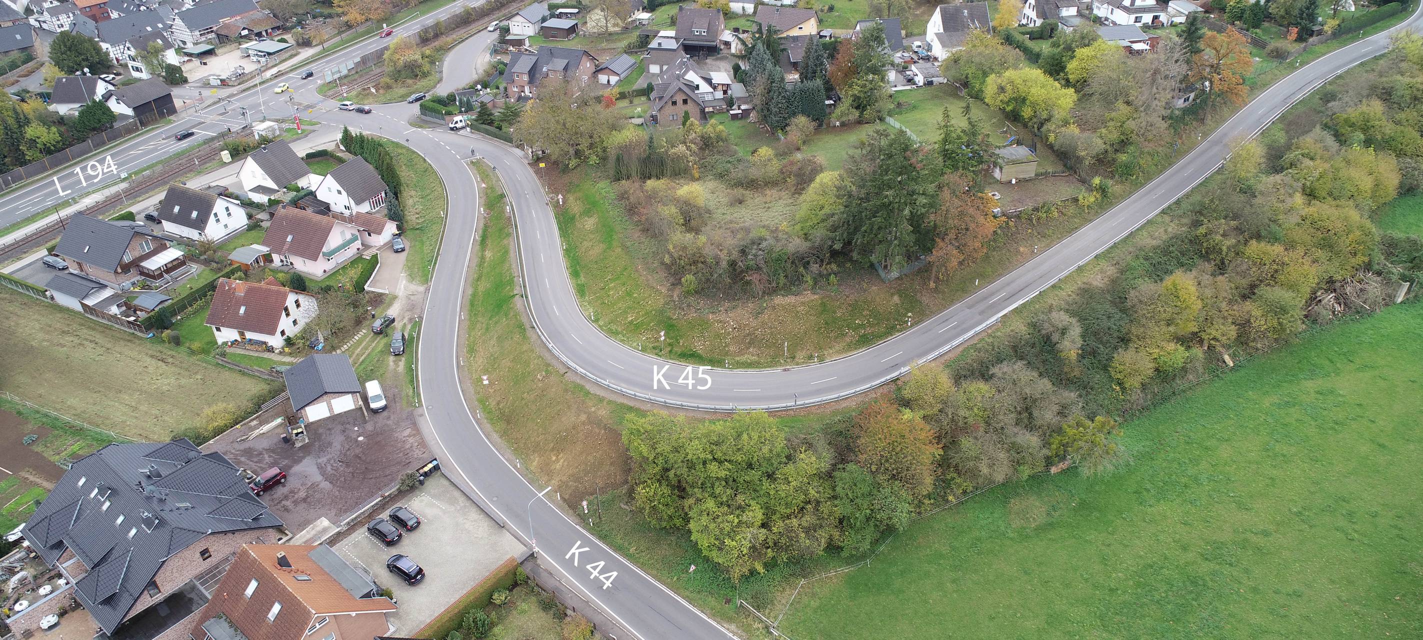 Noch eine Sperrung der K45 bei Iversheim