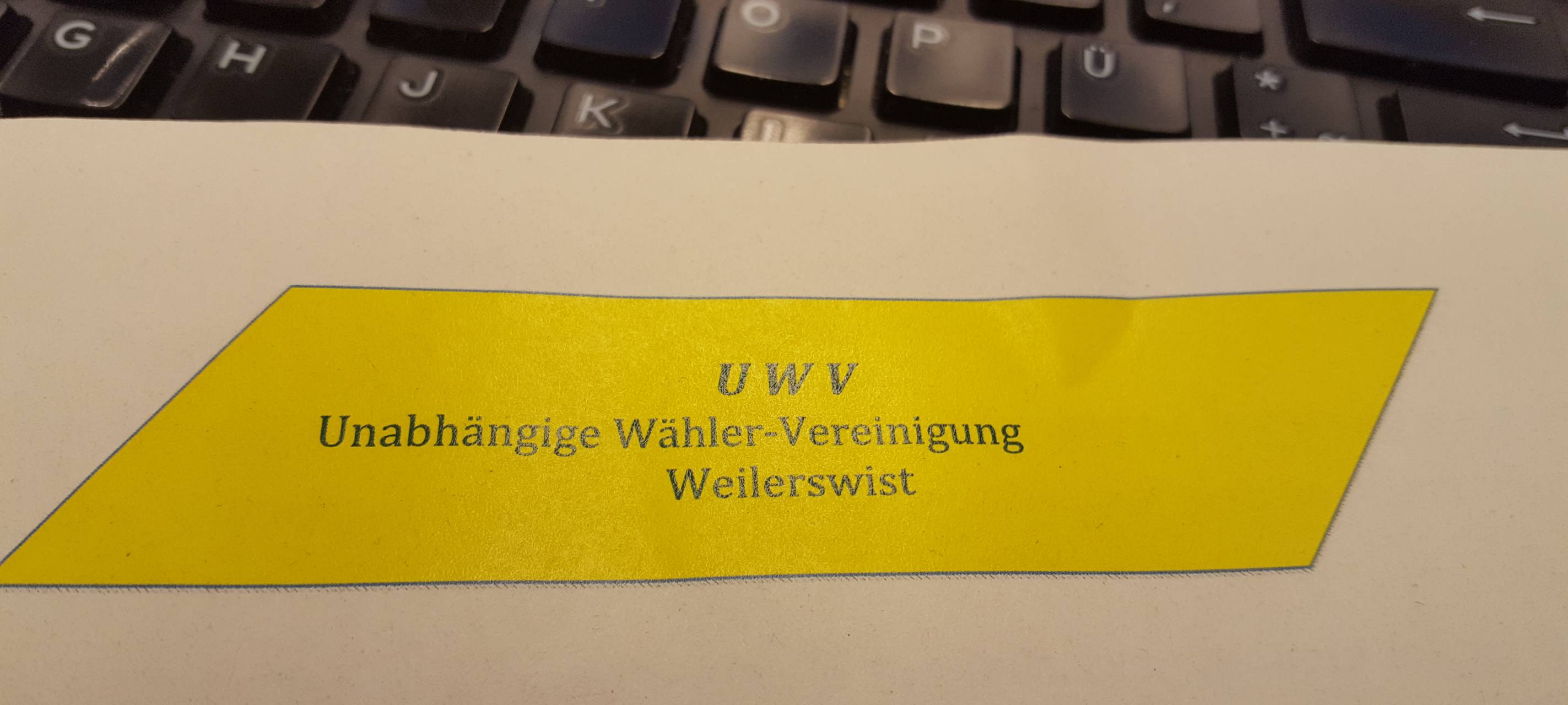 UWV in Weilerswist gegründet