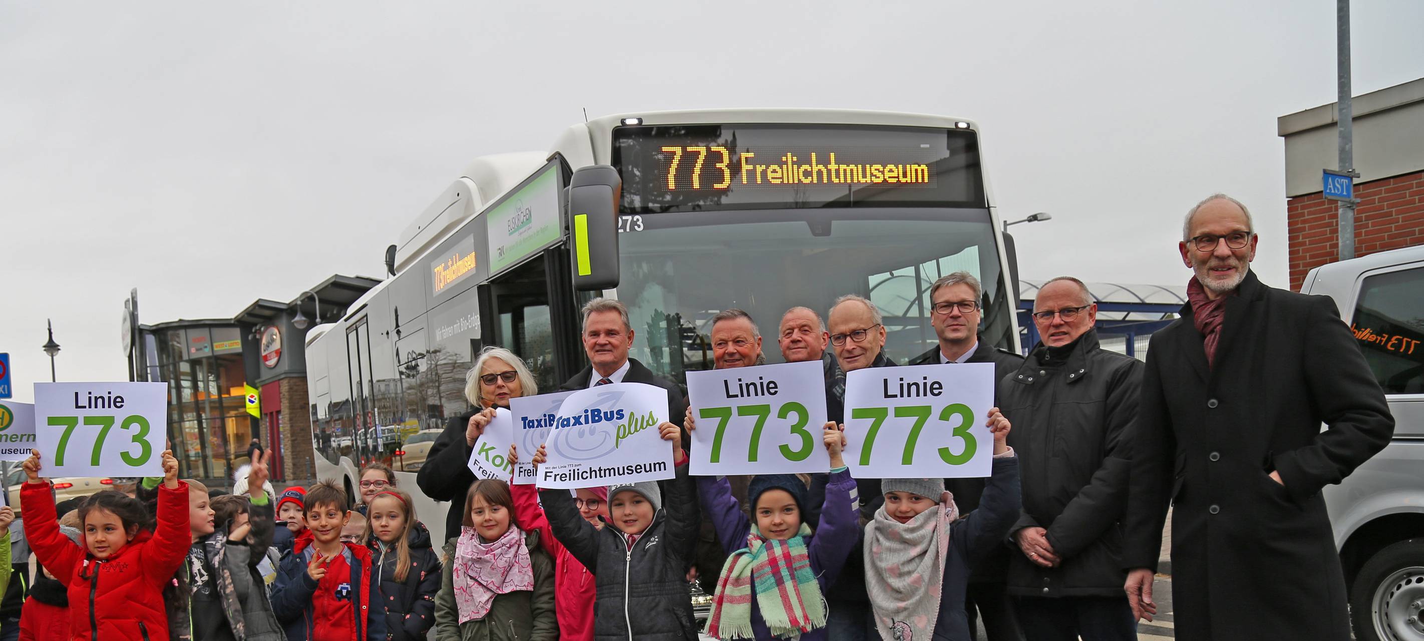 Linie 773 zum Freilichtmuseum offiziell eingeweiht