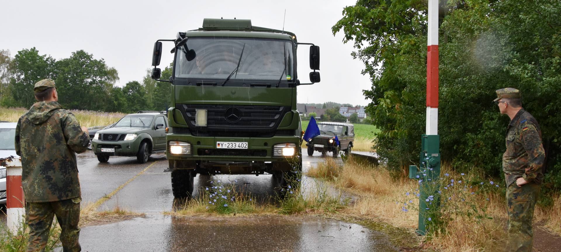 Schießübungsareal in der "Schavener Heide"