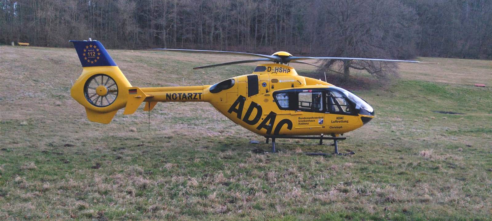 Arbeitsunfall bei Baumfällarbeiten in Schleiden-Oberhausen