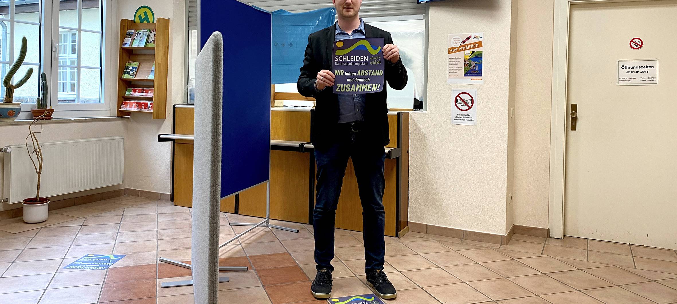 WIR halten ABSTAND in Schleiden
