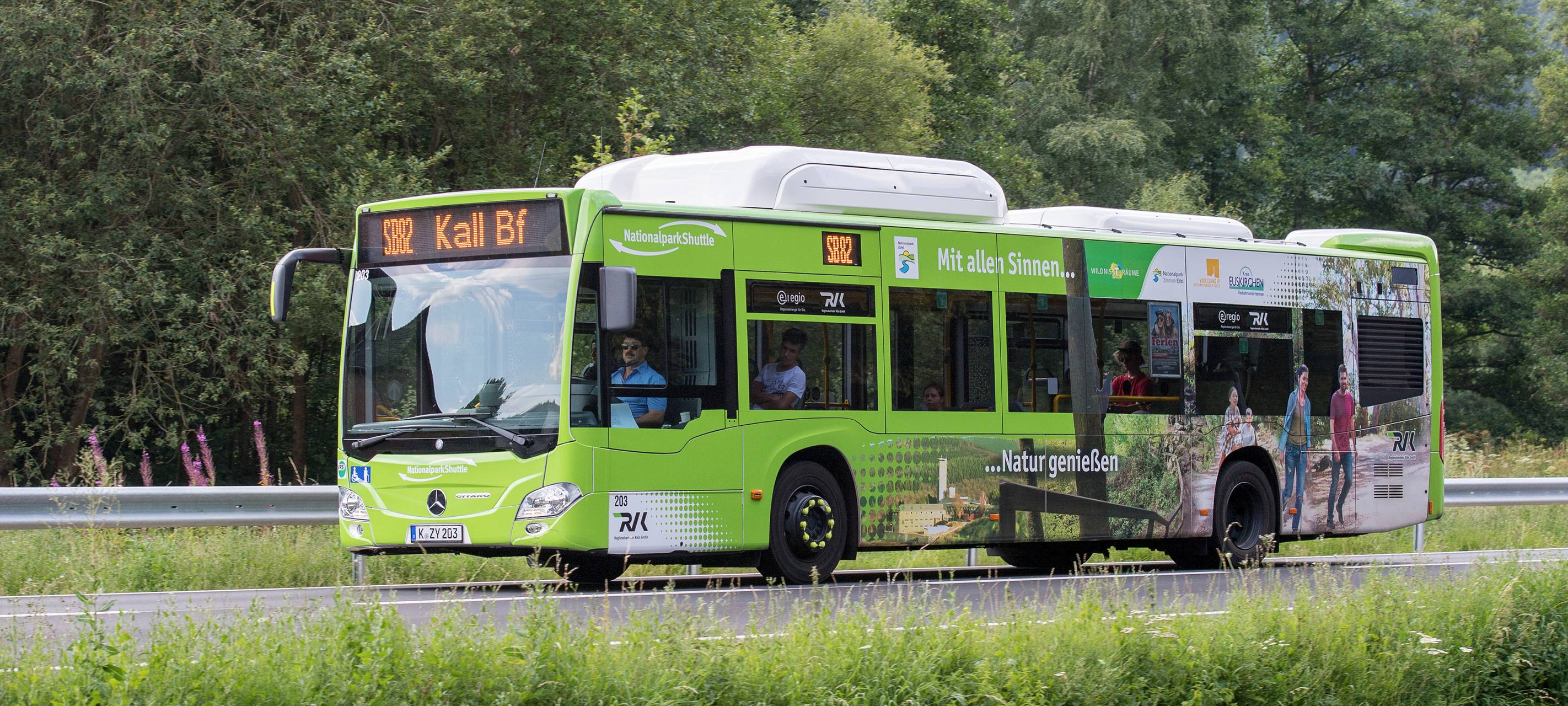 Wander- und Fahrradbusse sind wieder im Einsatz