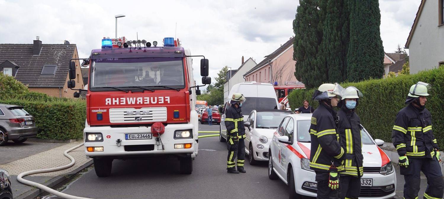 Schwere Verbrennungen nach Feuer in Euskirchen
