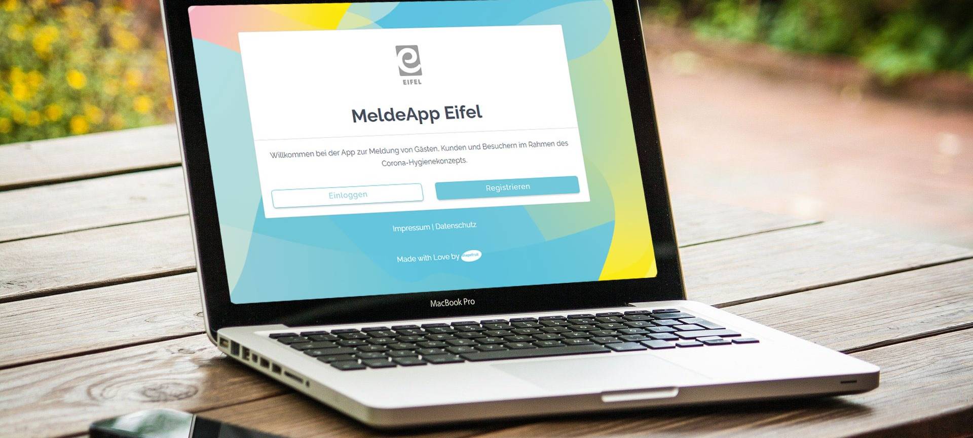 MeldeApp made in Eifel