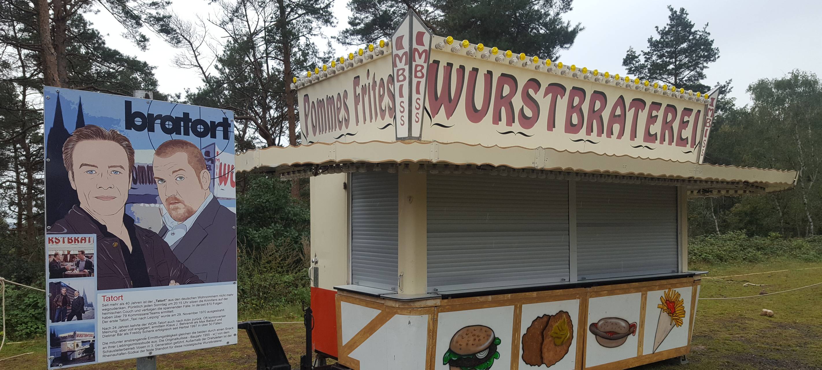 Tatort-Wurstbude jetzt im Freilichtmuseum