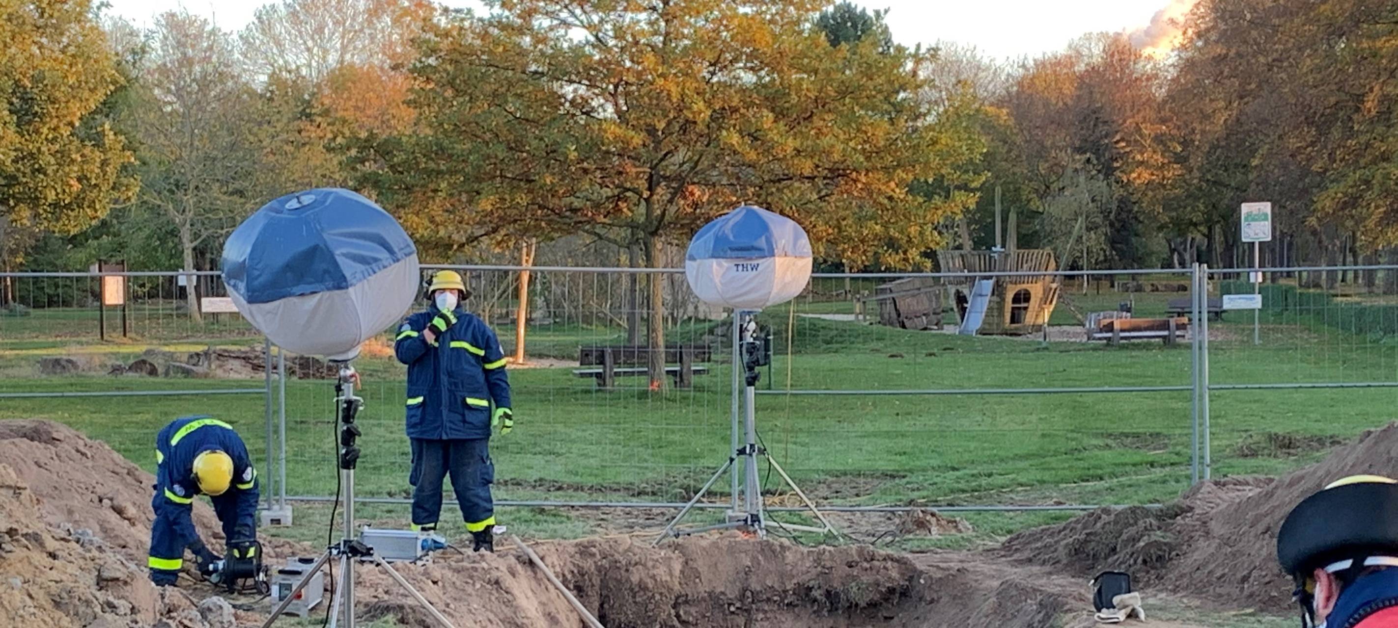 Bombenfund in Erftauen - Entschärfung verzögert sich