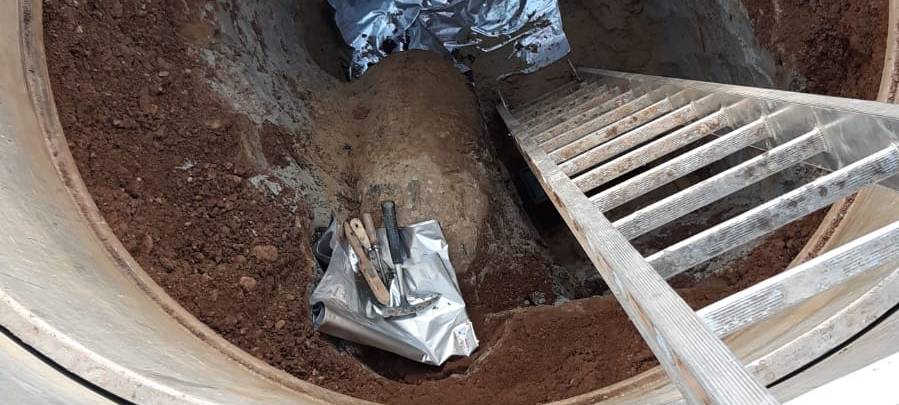 Bombenfund in Erftauen - Entschärfung verzögert sich