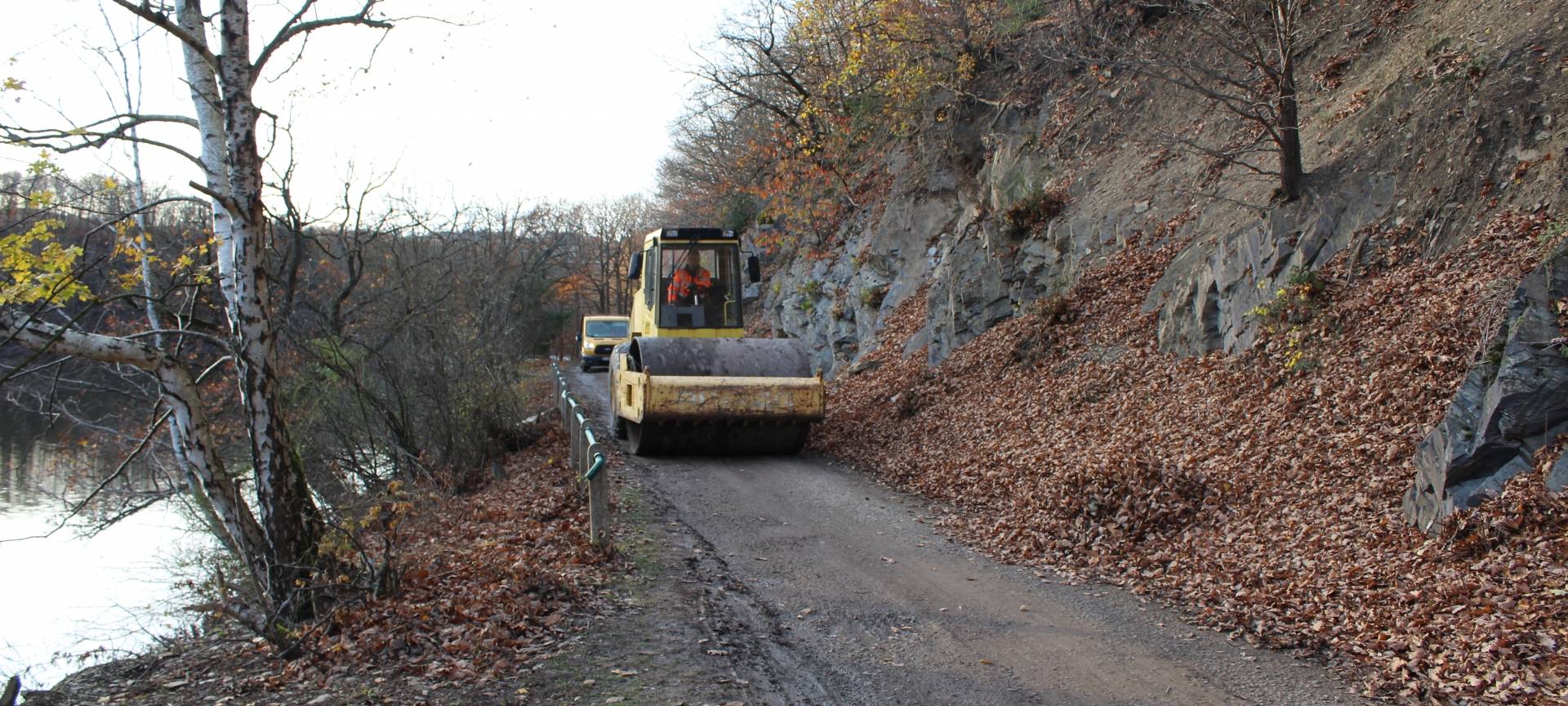 Arbeiten für schönere Wege im Nationalpark