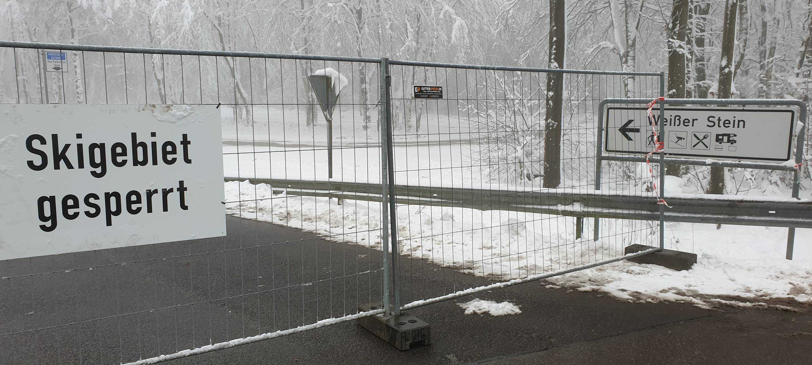 Weniger Besucher am Weißen Stein