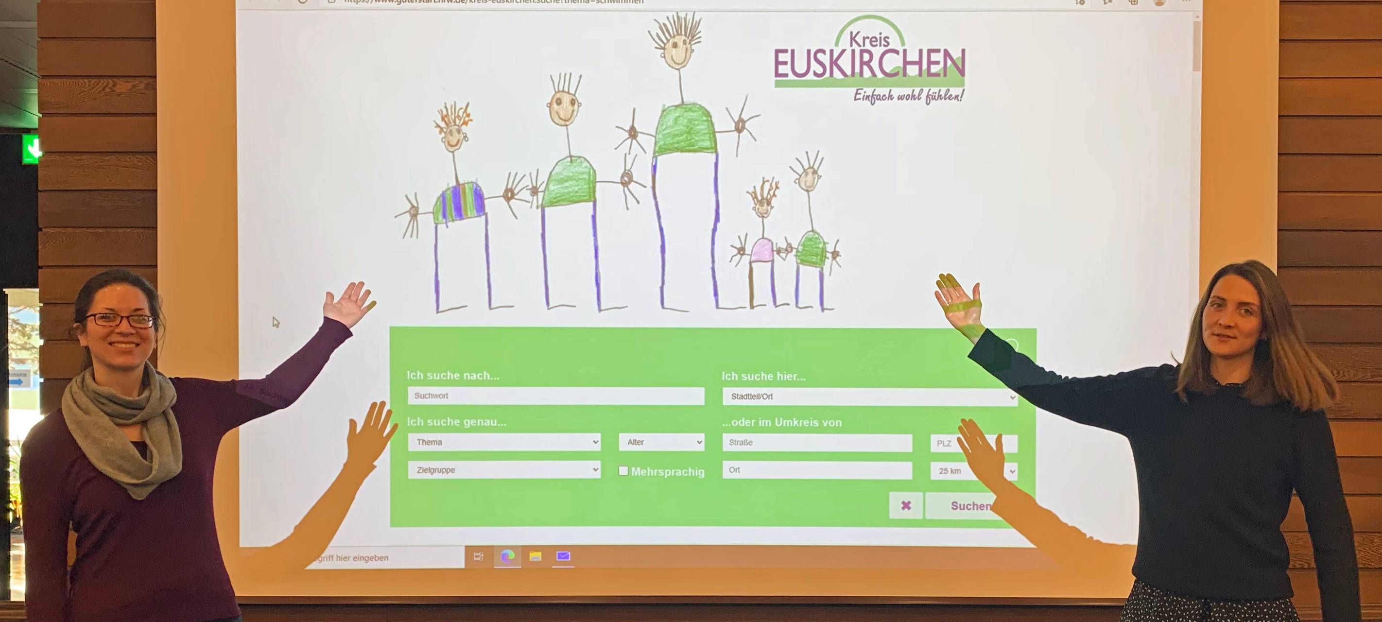 Suchmaschine des Kreises für Familien mit Kindern