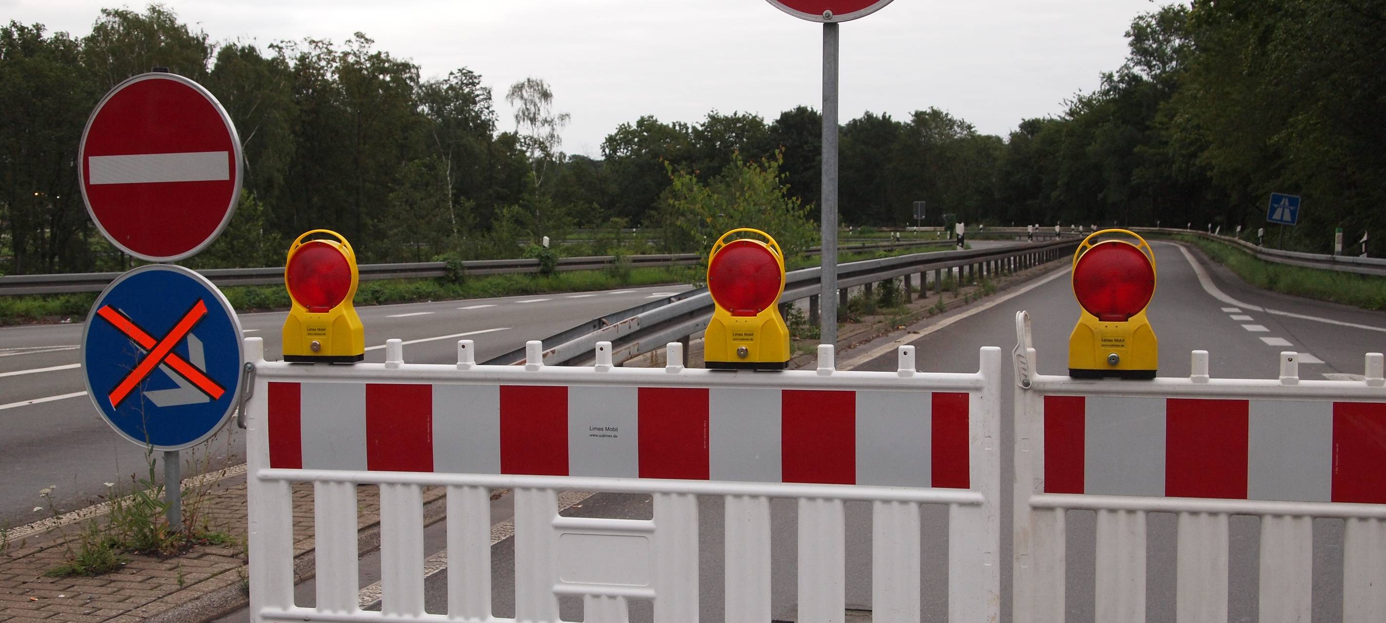 Vollsperrung der A1 ab Sonntag
